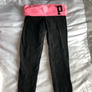 Pink Black leggings